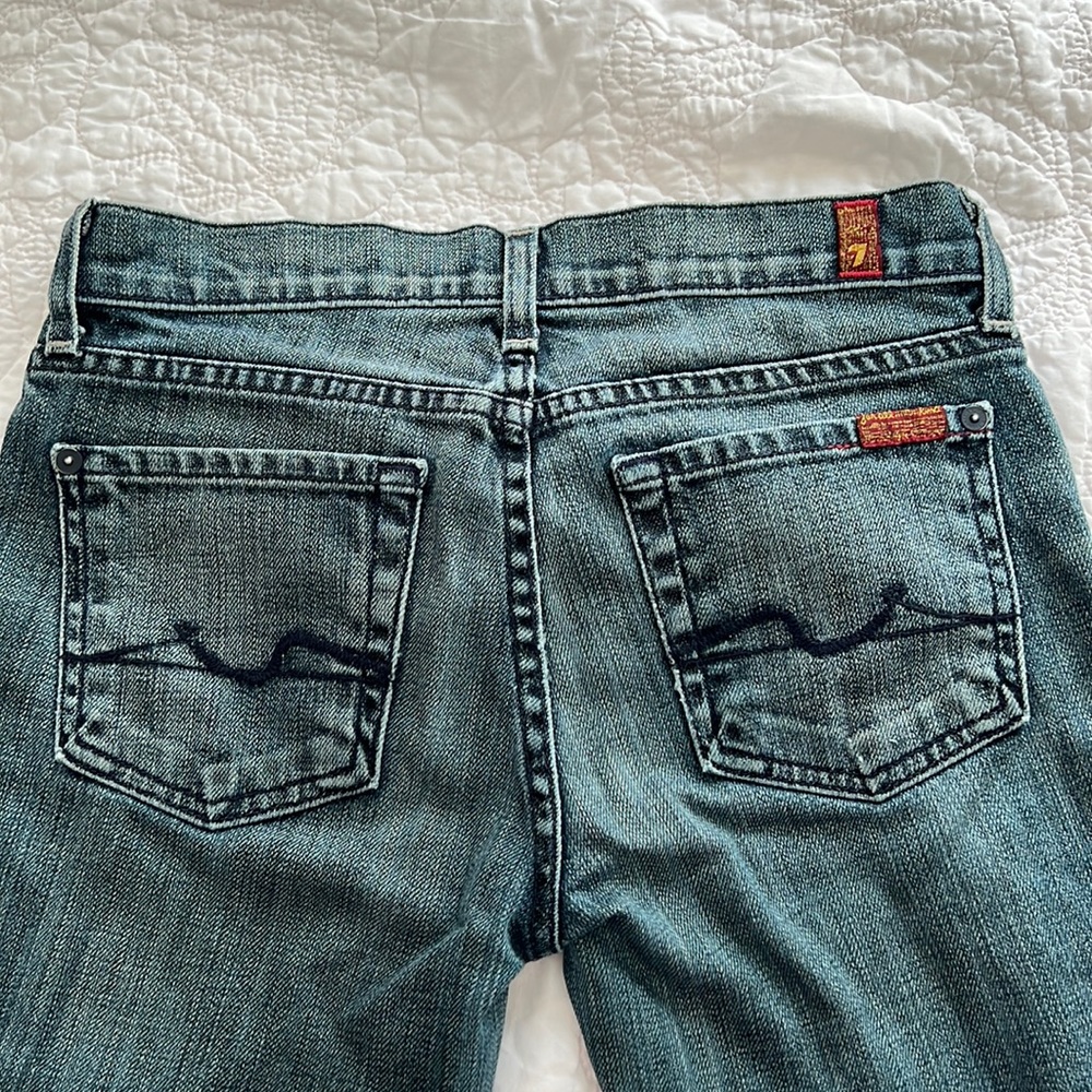 Seven for all mankind hemmed for petite person, excellent quality and condition
